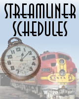 Streamliner Schedules Home Page